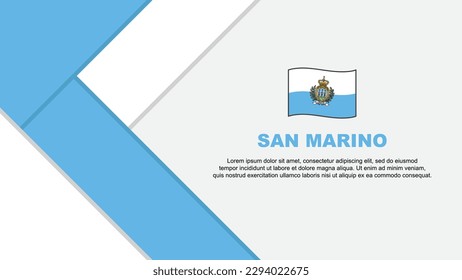 San Marino Flag Abstract Background Design Template. San Marino Independence Day Banner Cartoon Vector Illustration. San Marino Illustration