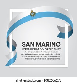San Marino flag background