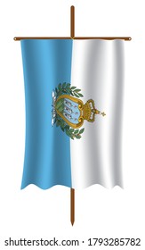 San Marino flag image vector. EPS.file