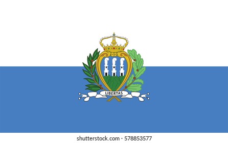 San Marino flag, page symbol for your web site design San Marino flag logo, app, UI. San Marino flag Vector illustration, EPS10.