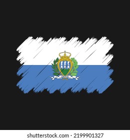 San Marino Flag Vector. National Flag