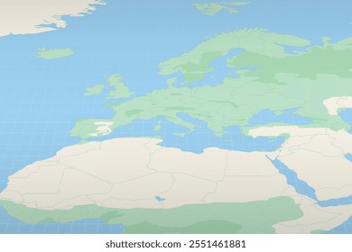 San Marino se destaca en un mapa detallado, la ubicación geográfica de San Marino. Mapa de Vector.