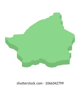San Marino isometric map