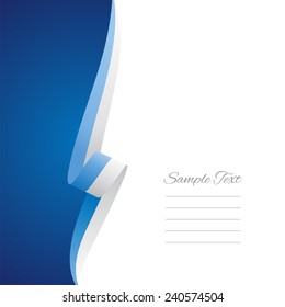 San Marino left side brochure cover vector