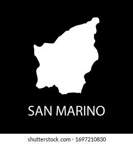 San Marino map designs vector illustration