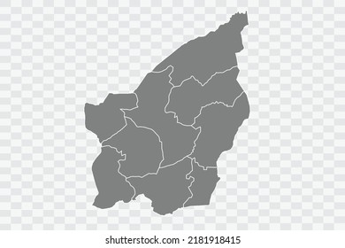 San Marino Map grey Color on White Background quality files Png