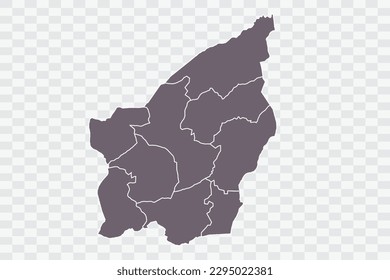 San Marino Map Grey Color on White Background quality files Png