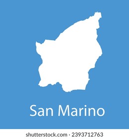 San Marino map icon vector illustration design