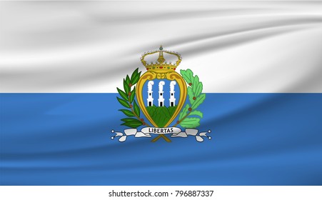 San marino national flag