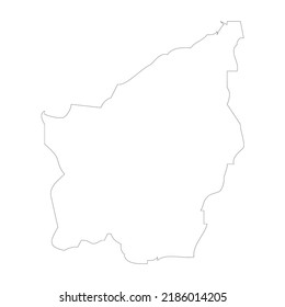 San Marino vector country map outline