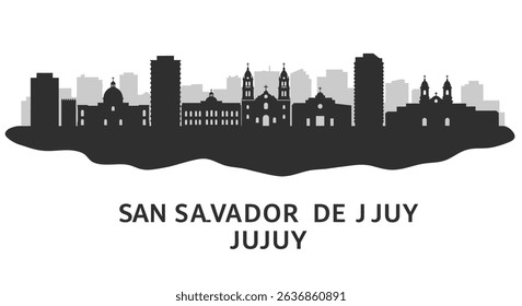 San Salvador de Jujuy with Argentina skyline.