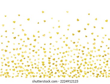 San Valentin Day Glitter. February Poster For Anniversary. Grunge Frame. Gold Art Wallpaper. Luxury Voucher For Present. Golden Random Banner. Yellow San Valentin Day Glitter.