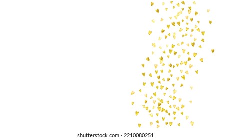 San Valentin Sale Background. Greeting Sparkle For Party. Fashion Frame. Golden Happy Painting. Luxury Design For Discount. Yellow Grunge Banner. Gold San Valentin Sale Background.