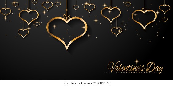 San Valentines Day background for dinner invitations, romantic letterheads, book covers, poster layout or couple themed parties.