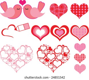 San Valentine's day icons