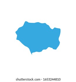 Sanchez Ramirez region map in Dominican Republic country