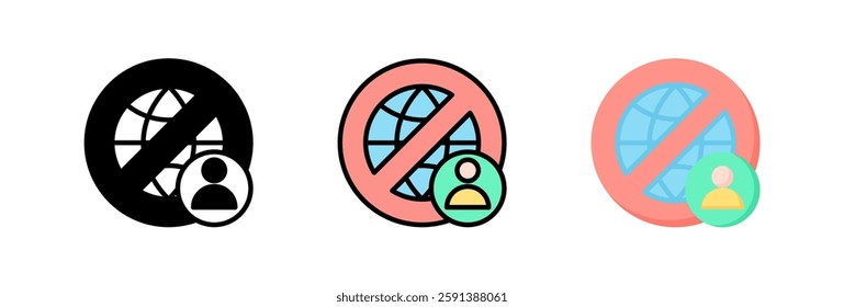Sanction Icon Element For Design