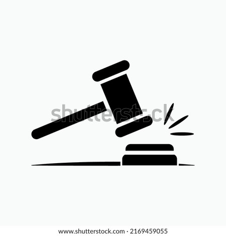 Sanction Icon. Punishment Symbol - Vector.