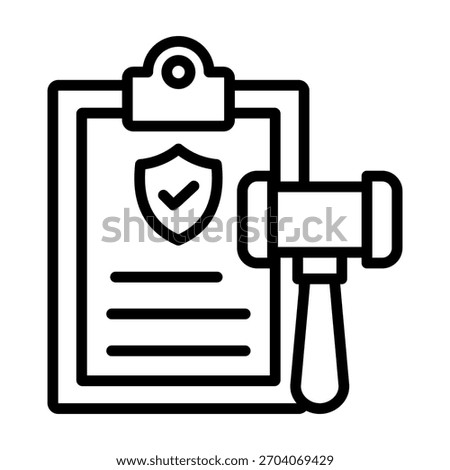 Sanctions Icon Element For Design And Vector