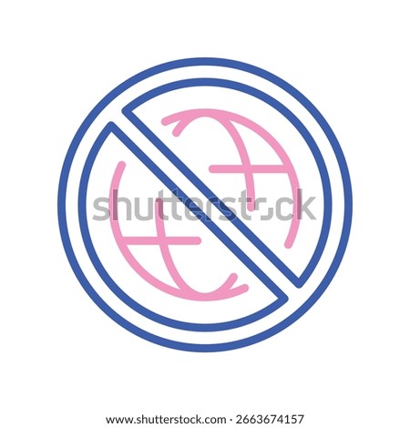 Sanctions Vector for Economic Diplomacy Tools, Trade restriction icon, political pressure and global impact