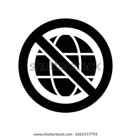 Sanctions Vector for Economic Diplomacy Tools, Trade restriction icon, political pressure and global impact