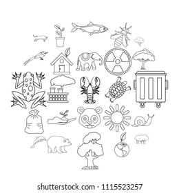 Sanctuary icons set. Outline set of 25 sanctuary vector icons for web isolated on white background