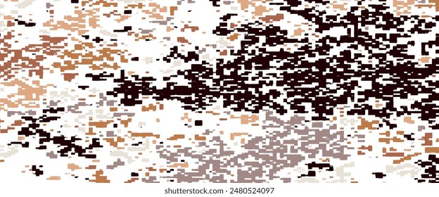 Sand Abstract Background. Coffee Color Texture Isolated on White Background. Brown Color Pattern. Brown Shades of Confetti.