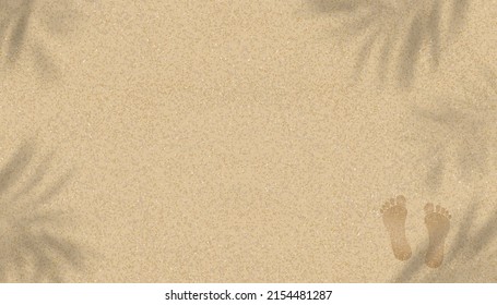 Sand Beach Texture With Shadow Background, Sandy Vector Wall By Sea, Summer Design Featuring Natural Material, Ground Pattern, Travel Banner, Spring Landscape, Wave Silhouette And Tropical Ocean.