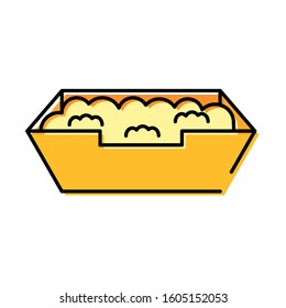 sand box mascot care element vector illustration design