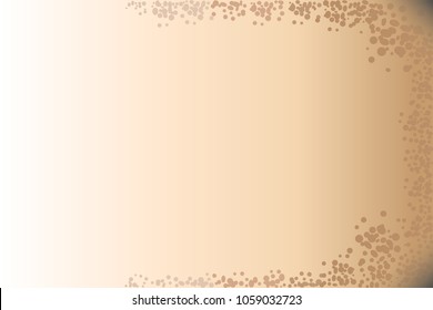 The sand is brown on a white background
