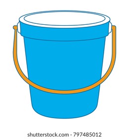 sand bucket beach icon