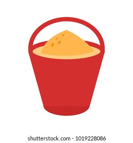 Sand bucket icon