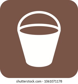 Sand bucket icon