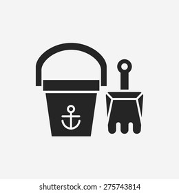 sand bucket icon