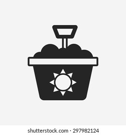 sand bucket icon