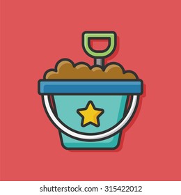sand bucket icon