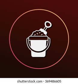 sand bucket icon