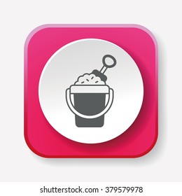sand bucket icon