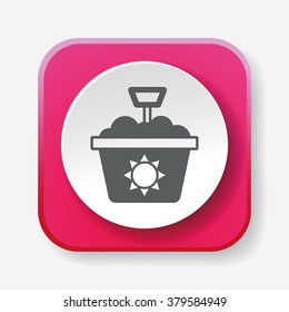 sand bucket icon