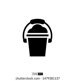 Sand bucket icon, design inspiration vector template for interface and any purpose