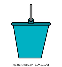 sand bucket isolated icon