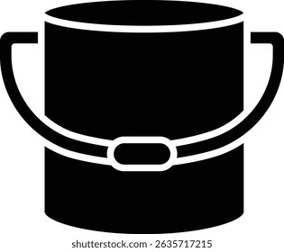 Sand Bucket vector icon. Can be used for printing, mobile and web applications.