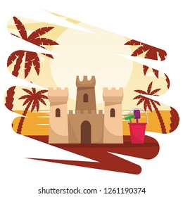 sand castle icon
