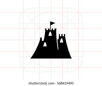 Sand Castle Icon