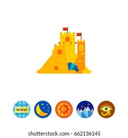 Sand Castle Icon