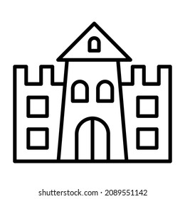 Sand Castle icon vector image. Can also be used for web apps, mobile apps and print media.