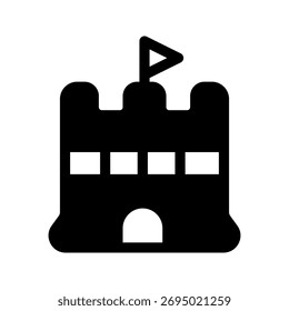 Sandburg Symbol Vektorsymbol Design Illustration