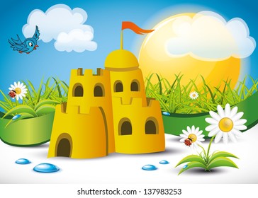 Sand Castle Landscape