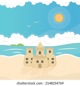 675 Sand Castle Line Drawing Images, Stock Photos & Vectors | Shutterstock