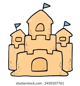 sand castle, summer beach cut file, cute clipart, eps, circut
